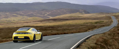 V12 Vantage Rear angle view