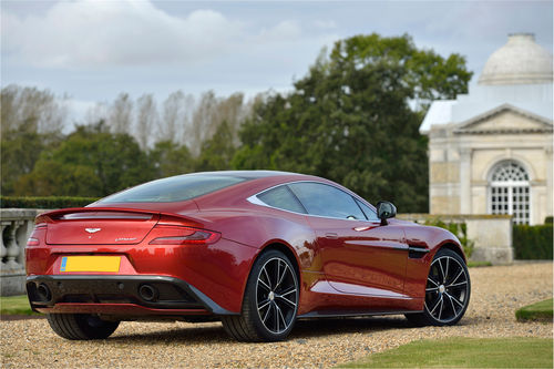 Vanquish Coupe Rear angle view