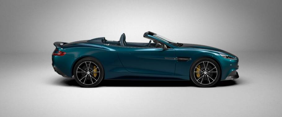 Aston Martin Vanquish VOLANTE Drivers Sideview Aston Martin Vanquish VOLANTE Drivers Sideview