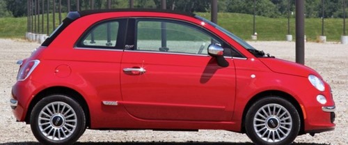 Fiat 500C Drivers Sideview