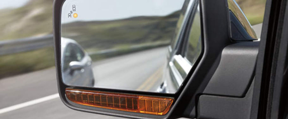 Ford Expedition Drivers Side Mirror Rear Angle
