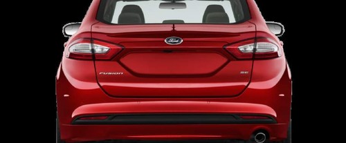Full Rear View of Ford Fusion