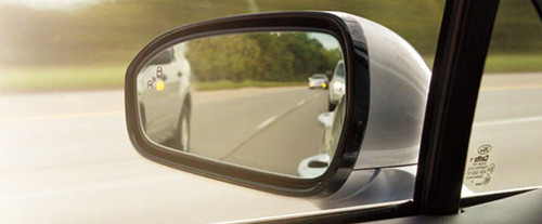 Ford Fusion Drivers Side Mirror Rear Angle