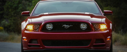Full Front View of Mustang Coupe