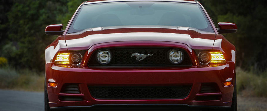 Full Front View of Mustang Coupe