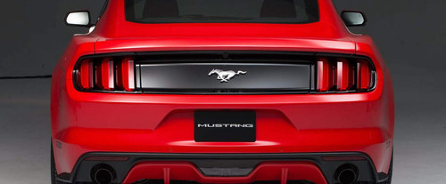 Full Rear View of Ford Mustang Coupe