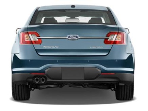 Full Rear View of Ford Taurus