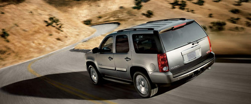 Rear Cross Side View of GMC Yukon XL