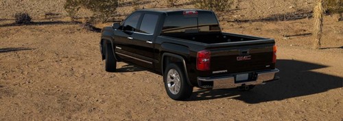 Rear Cross Side View of GMC Sierra