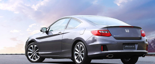 Rear Cross Side View of Honda Accord Coupe