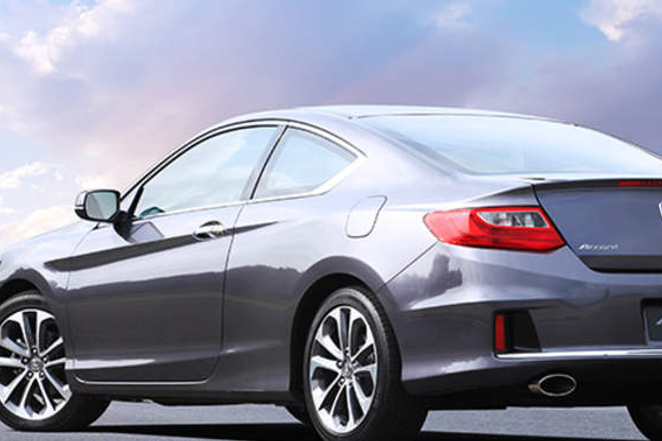 Rear Cross Side View of Honda Accord Coupe in Qatar