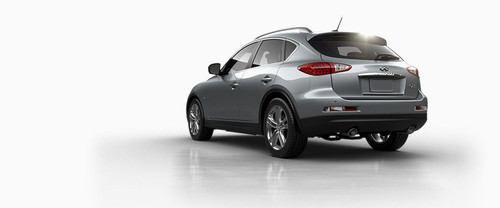 Rear Cross Side View of Infiniti QX50