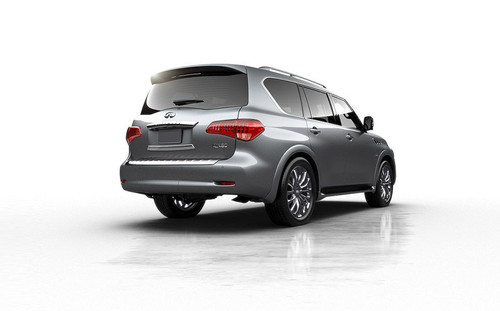 QX80 Rear angle view