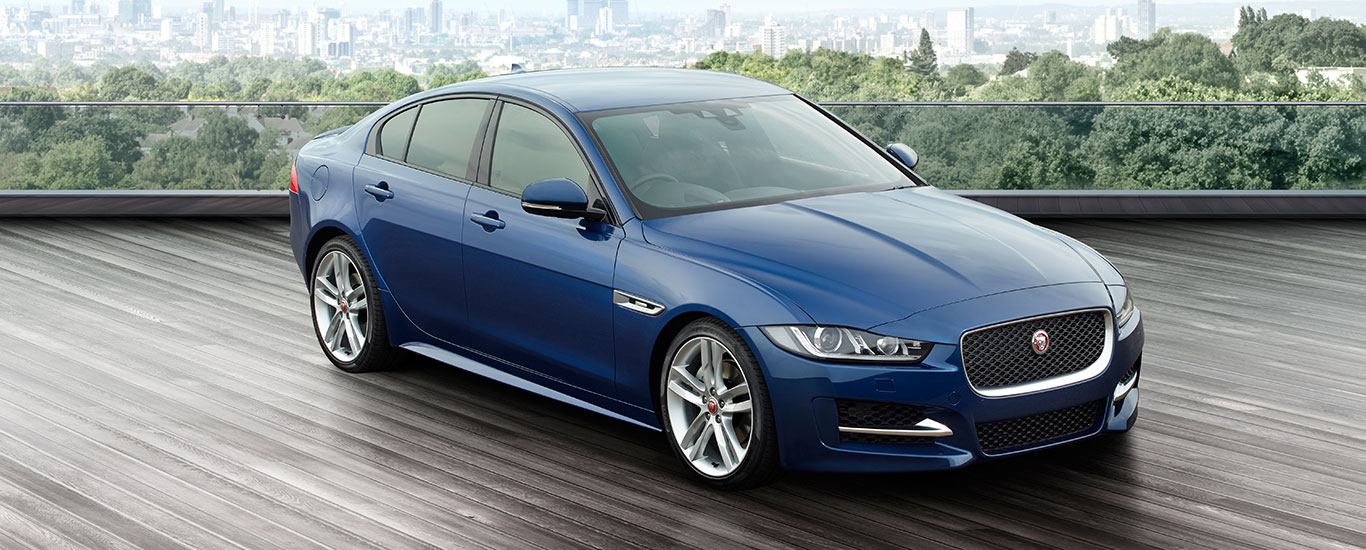 Jaguar XE R-Sport Front Medium View Jaguar XE R-Sport Front Medium View