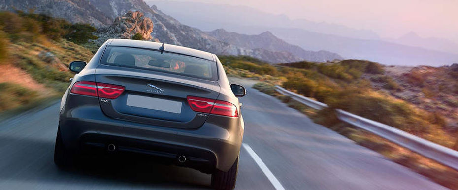 Full Rear View of Jaguar XE Prestige