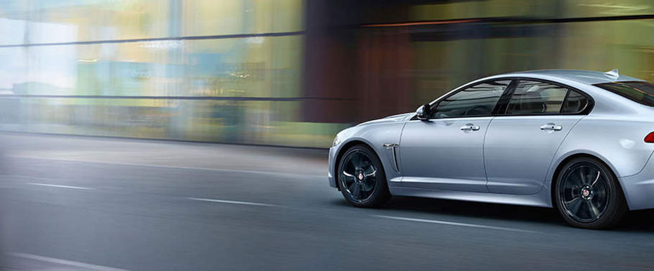 Rear Cross Side View of Jaguar XF Portfolio