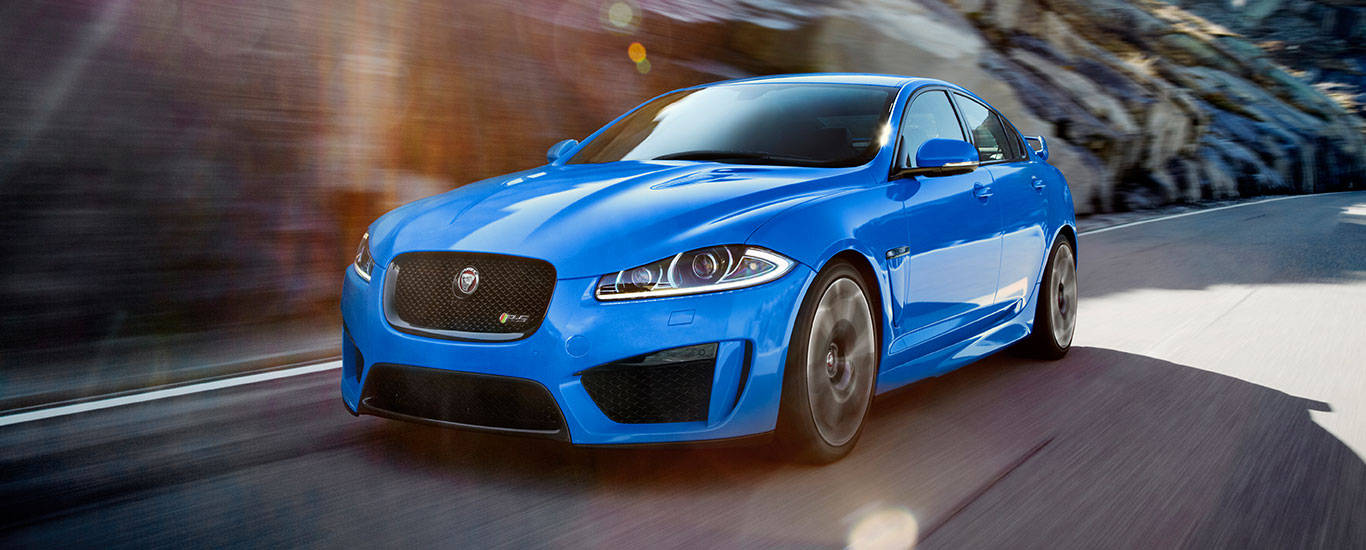 Jaguar XF XFR-S Front Angle High View Jaguar XF XFR-S Front Angle High View