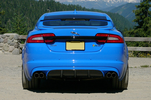 Full Rear View of Jaguar XF XFR-S
