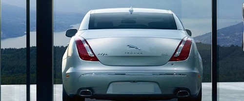 Full Rear View of Jaguar XJ Portfolio LWB