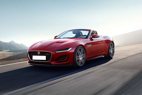 F-Type Coupe Front angle low view