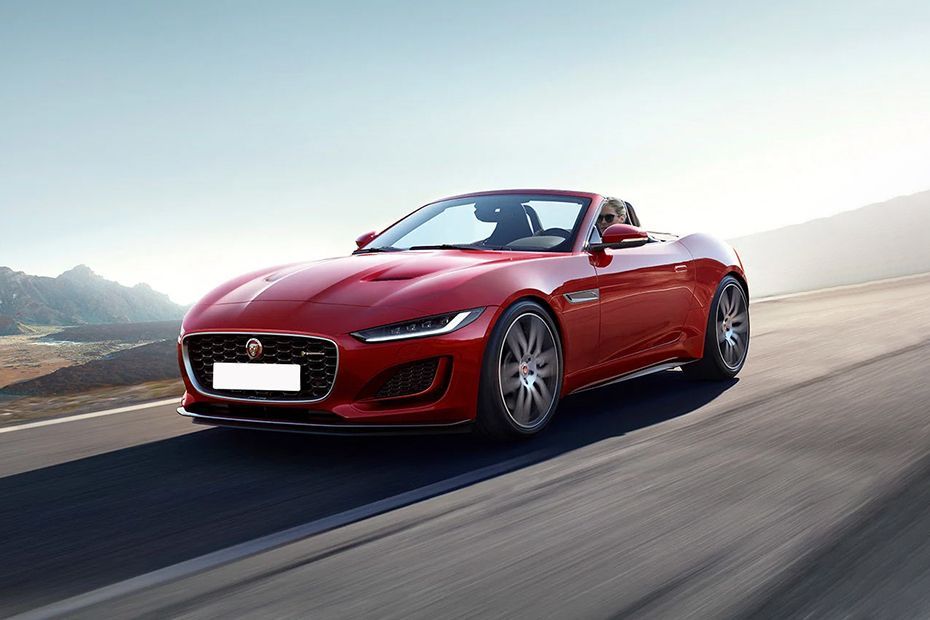 F-Type Coupe Front angle low view