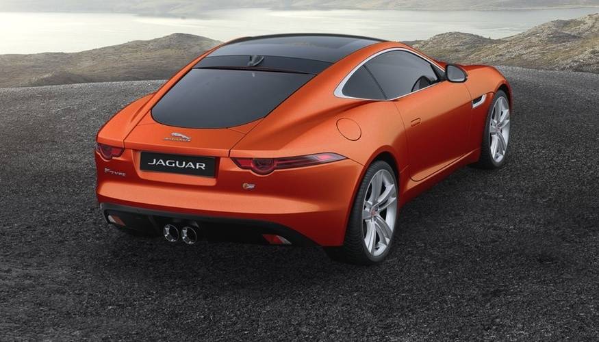 F-Type S Coupe Rear angle view F-Type S Coupe Rear angle view
