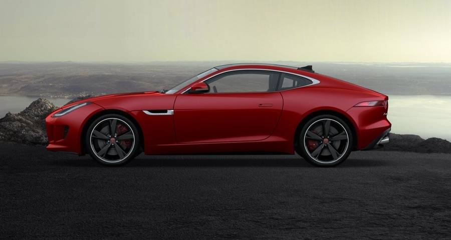 F-Type R Coupe Side view F-Type R Coupe Side view