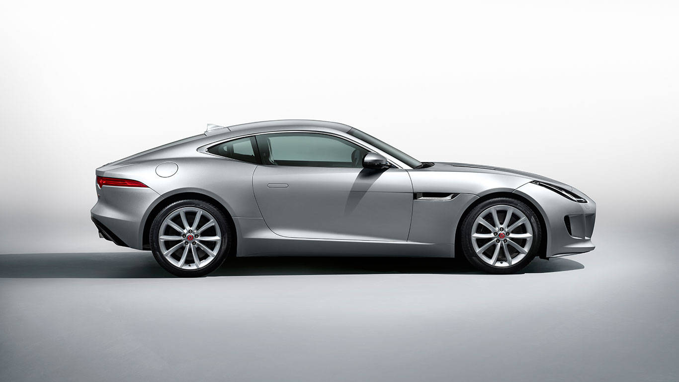 Jaguar F-Type R Coupe Drivers Sideview Jaguar F-Type R Coupe Drivers Sideview
