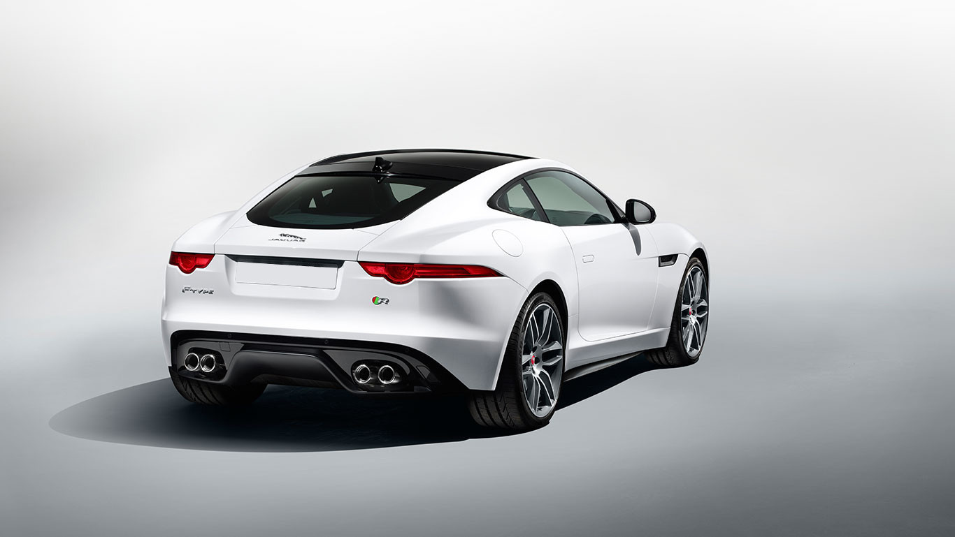 F-Type R Coupe Rear angle view F-Type R Coupe Rear angle view