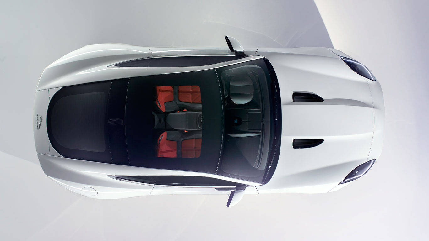 Top View of F-Type R Coupe Top View of F-Type R Coupe