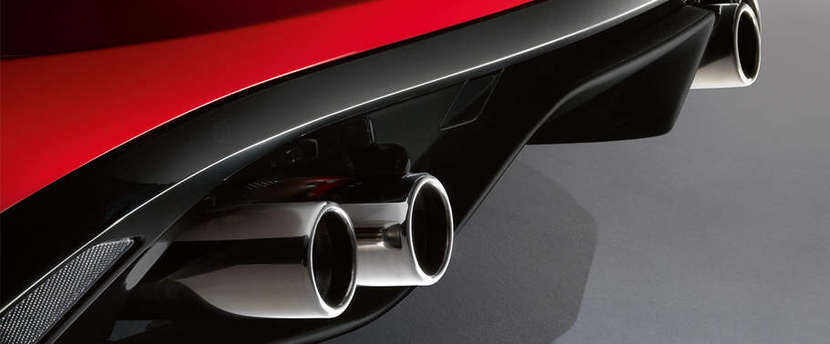 Exhaust Pipe of Jaguar F-Type R AWD Coupe Exhaust Pipe of Jaguar F-Type R AWD Coupe