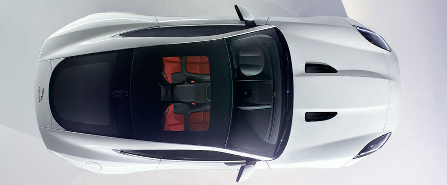 Top View of F-Type R AWD Coupe Top View of F-Type R AWD Coupe