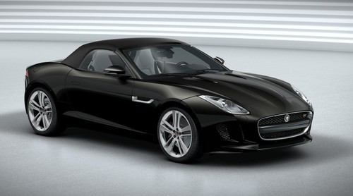 Jaguar F-Type Convertible Front Cross Side View