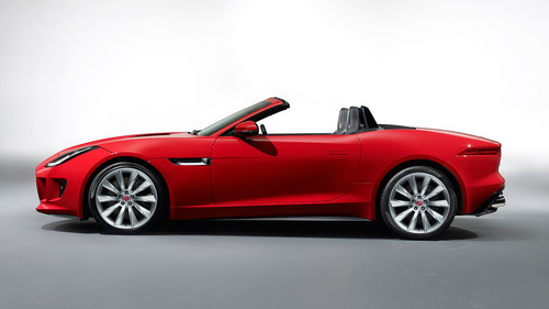 F-Type Convertible Side view