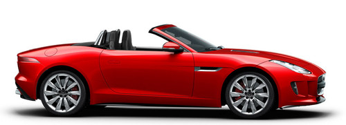 Jaguar F-Type Convertible Drivers Sideview