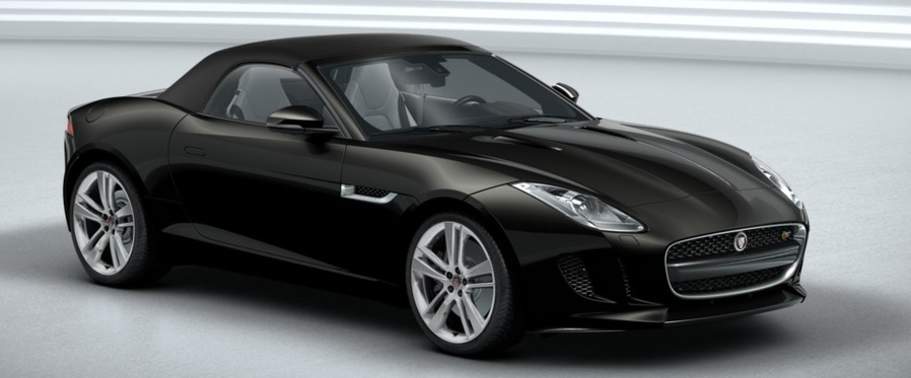 Jaguar F-Type R Convertible Front Cross Side View