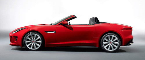 F-Type R Convertible Side view