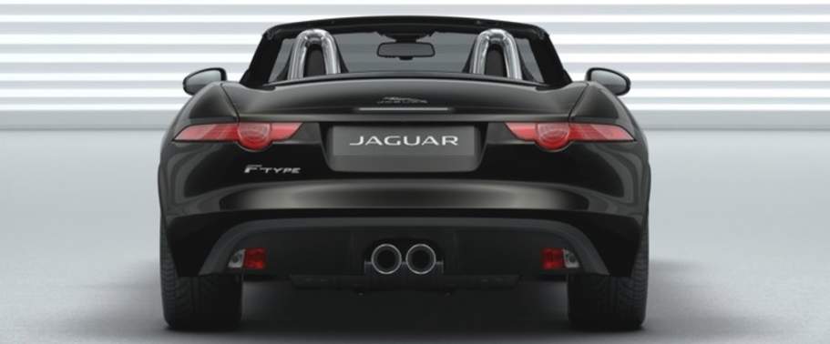 Full Rear View of Jaguar F-Type R Convertible