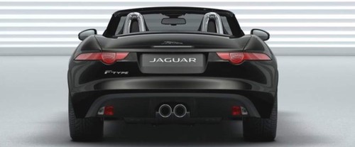 Full Rear View of Jaguar F-Type R Convertible