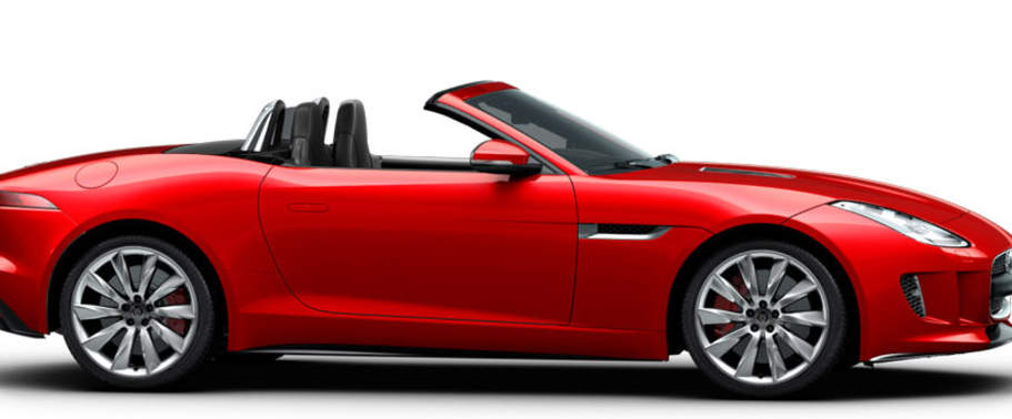 Jaguar F-Type R Convertible Drivers Sideview