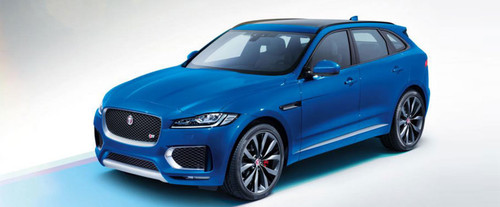 Jaguar F-Pace Front Angle High View