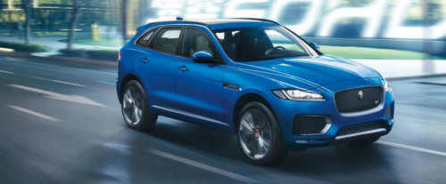 Jaguar F-Pace Front Cross Side View