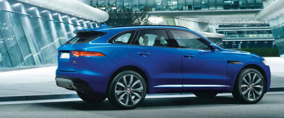 F-Pace Rear Medium Side View F-Pace Rear Medium Side View