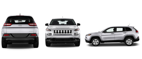 Jeep Cherokee Dimension Front View