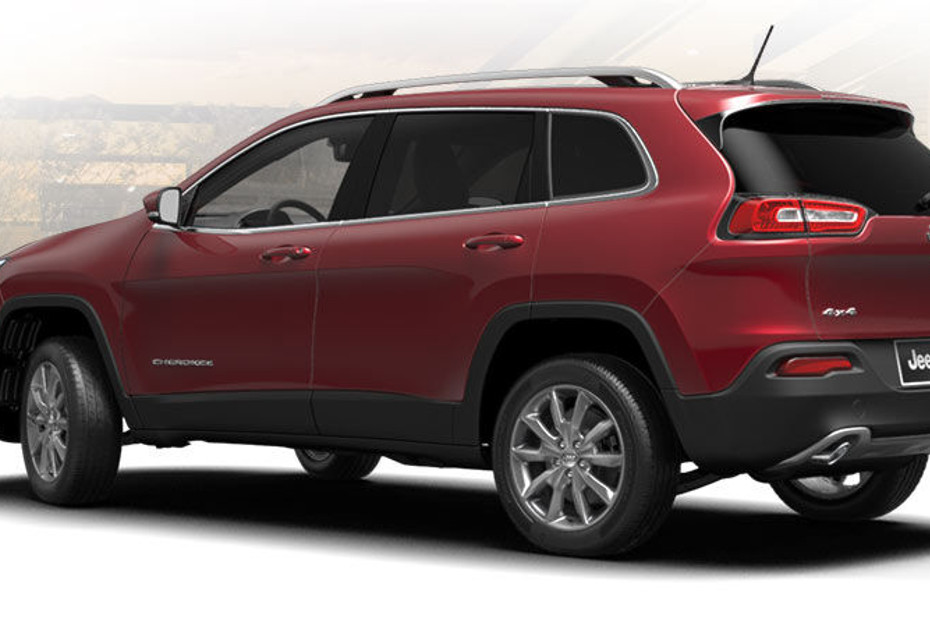 Rear Cross Side View of Jeep Cherokee in Qatar