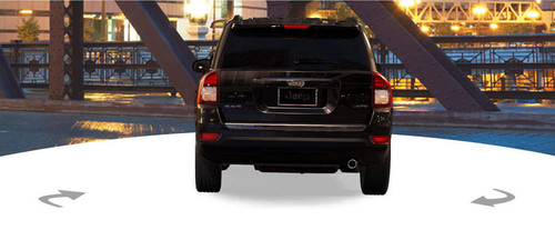 Full Rear View of Jeep Compass