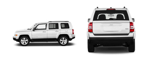 Jeep Patriot Dimension Front View