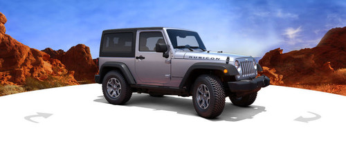 Jeep Wrangler Front Cross Side View