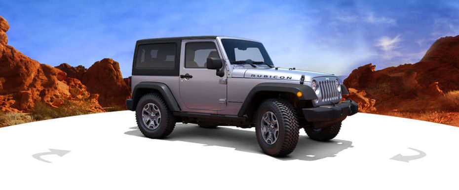 Jeep Wrangler Front Cross Side View