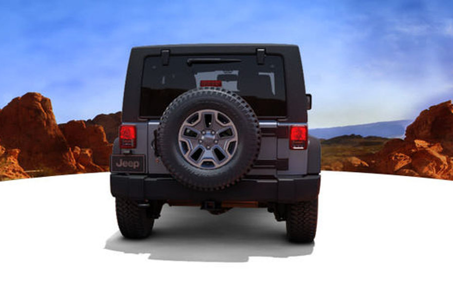Full Rear View of Jeep Wrangler in Qatar